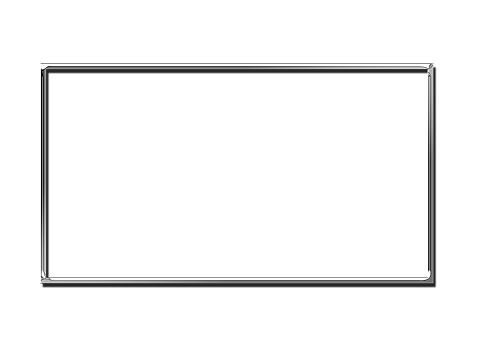 Metallic Rectangular Frame Metal Look Metallic Rectangular Frame Rectangular Frame With Sharp ...