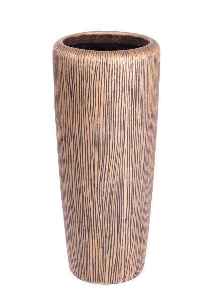 istock Large modern vase, isolated on white background 1328853868