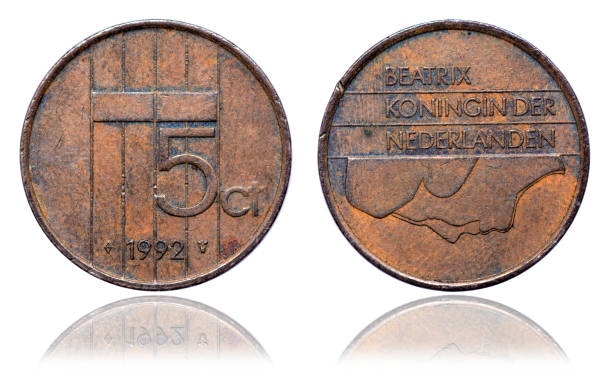 istock Netherlands guilder 5 coin  closeup 1992 1328858539