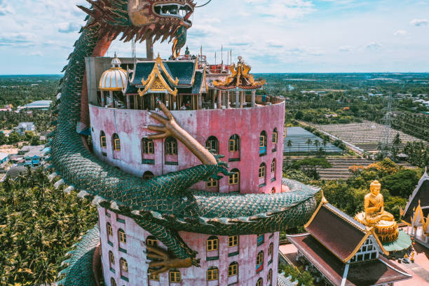istock Dragon temple Wat Samphran in Nakhon Pathom, Thailand 1328861487