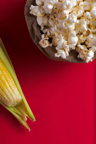 Photo of Brazilian typical popcorn and corn cob june party 