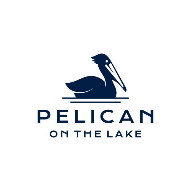 premium pelican vector icon design illustration