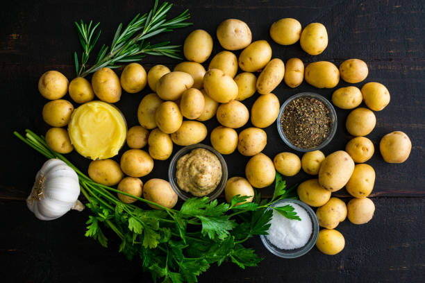 istock Roasted Herb Mustard Potatoes Ingredients 1328884413