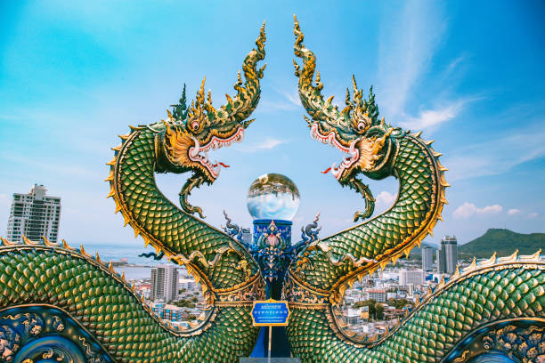 istock Wat Khao Phra Khru viewpoint in ChonBuri, Thailand 1328901134