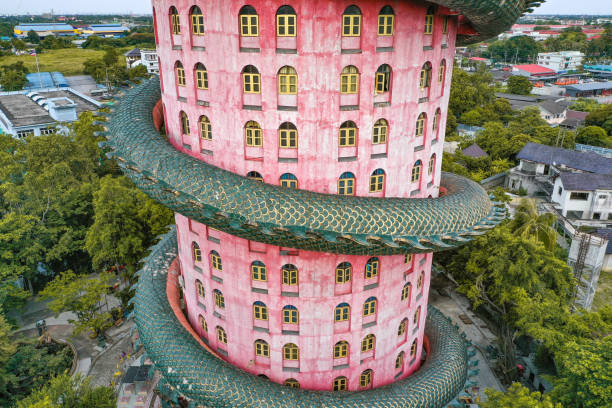 istock Dragon temple Wat Samphran in Nakhon Pathom, Thailand 1328907114
