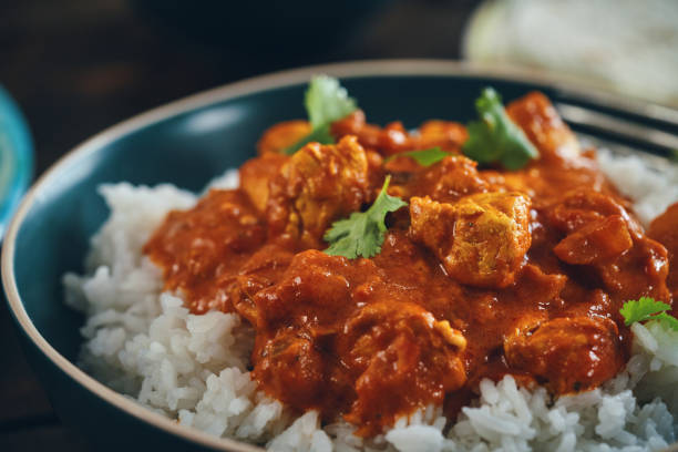 istock Indian Chicken Curry with Rice 1328907153