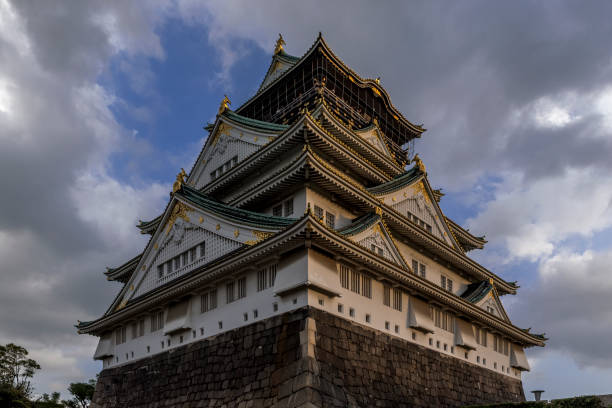 Osaka Castle in Osaka stock photo