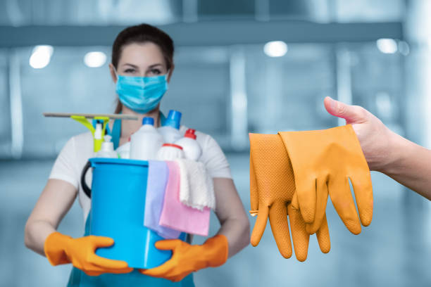 istock Cleaning services industrial premises. 1328912674