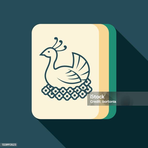 Mahjong One Dot Tile Icon Stock Illustration - Download Image Now - Animal  Nest, Asian Games, Bamboo - Material - iStock