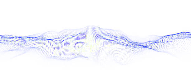 istock Big data stream. Abstract wave with moving dots. Flow of particles. Cyber technology illustration. 3d rendering. 1328916610