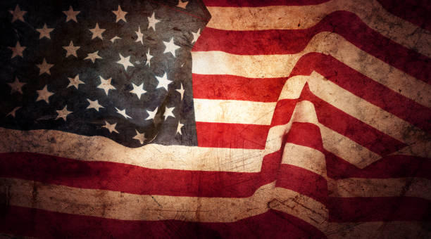 istock Grunge American flag 1328920033