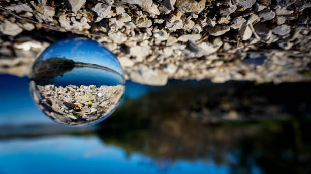 istock Marcenay lake, cristal ball 1328921320