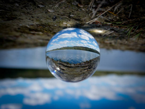istock Marcenay lake, cristal ball 1328921355