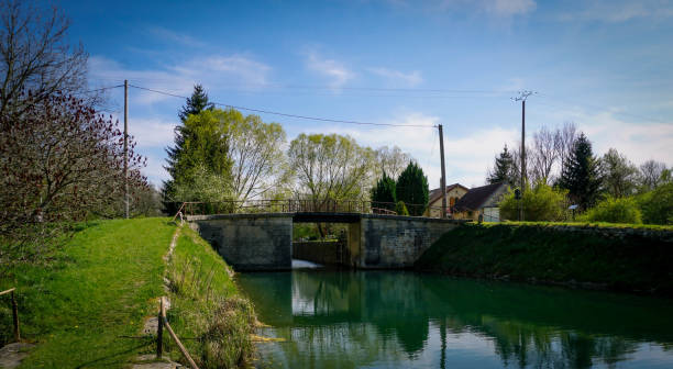 istock Lock on the Burgundy canal 1328921448