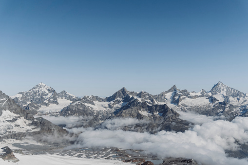 Mountain range in the Austrian tourist region Dachstein. High quality photo