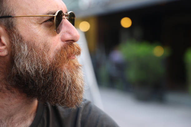 Big Bearded Man Portrait