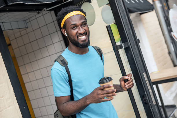 istock Black man in the city 1328927772