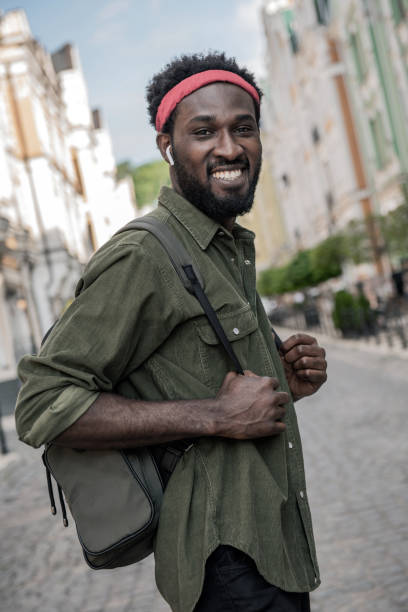 istock Black man in the city 1328927807