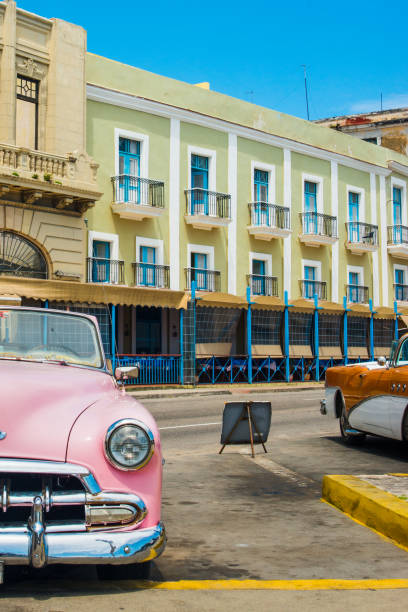 istock Colorful parking lot in Havana 1328931086