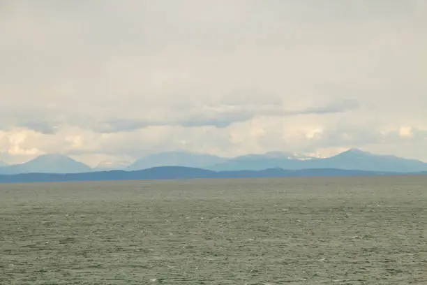 Landscape off the coast of Victoria, BC