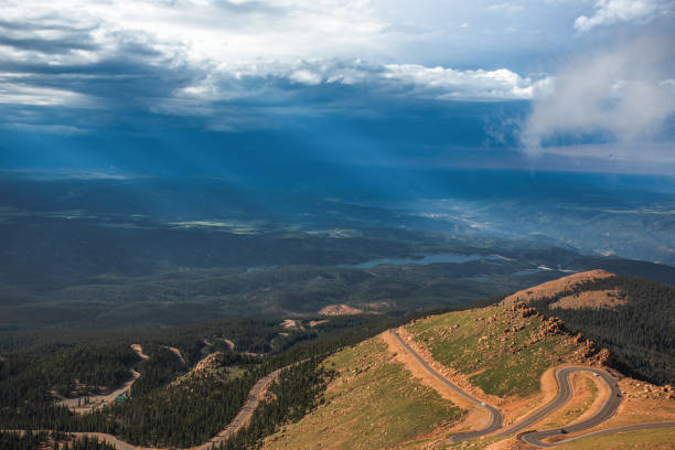 istock Vista Scenic View from Pikes Peak Summit Colorado 1328946954