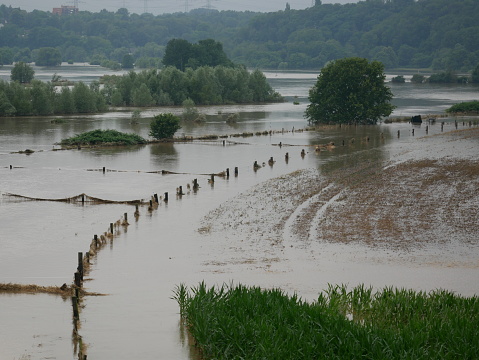 July floods in 2021, the river overflowed its banks and is now almost 2 kilometers wide,