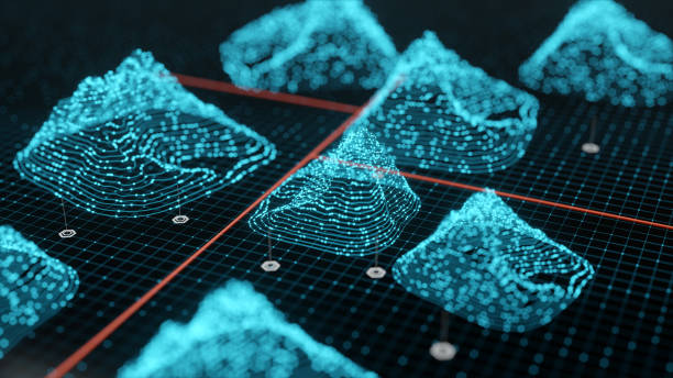 istock Abstract Hologram Landscape background 1328956114