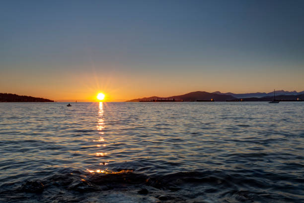 istock beach at sunset, Vancouver, British Columbia 1328960196