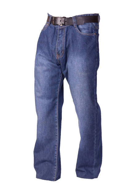 istock Blue jeans isolated on white background.Beautiful jeans 1328978175