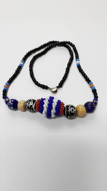 istock Tribal beaded necklaces in Sarawak with beautiful patterns and colors. 1328986862