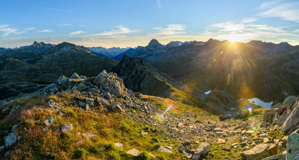 istock Sunrise in the mountains 1328989496