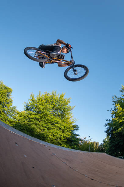 istock BMX Bike Stunt 1328998114