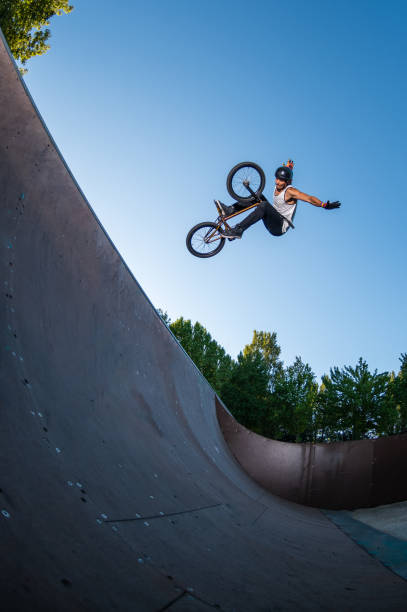 istock BMX Bike Stunt 1328998142
