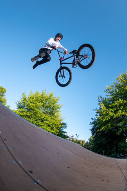 istock BMX Bike Stunt 1328999173