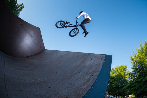 istock BMX Bike Stunt 1328999213