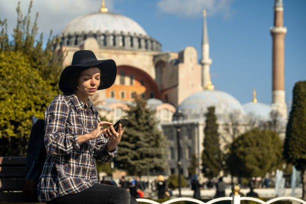 istock Tourism in Istanbul, Turkey. 1329019048