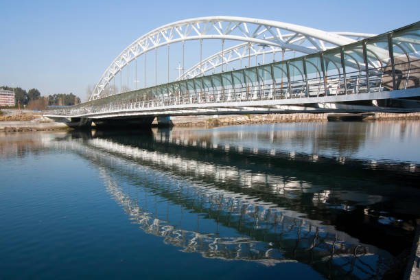 istock Corrientes bridge, Pontevedra city, Galicia, Spain. 1329019132
