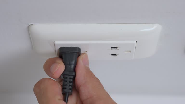 Hand unplug and plugging in