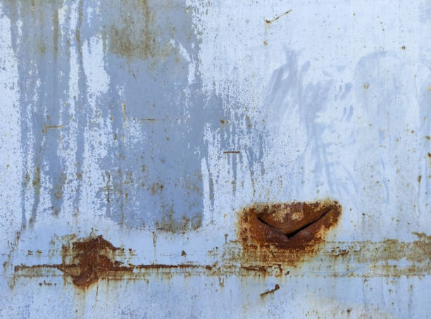 istock The texture of a light colored hard sheet with rust 1329030968