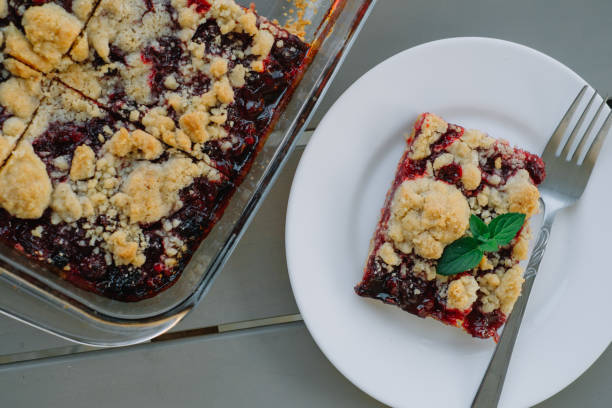 istock Homemade cherry pie dessert served 1329044357