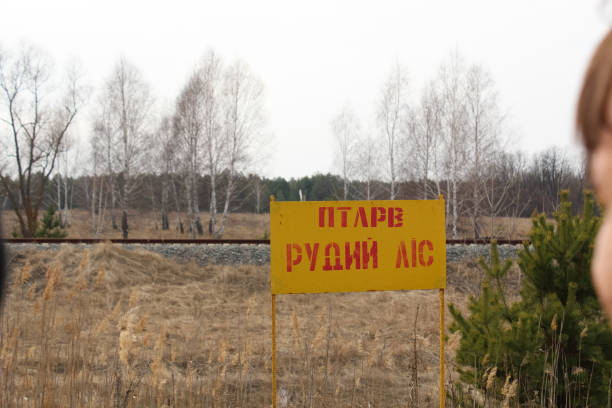 Pripyat is an exclusion zone after Black Andbult nuclear disaster at the nuclear power plant.