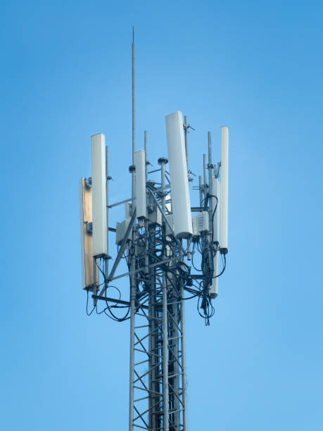 istock LTE, GSM, 2G, 3G, 4G, 5G tower of cellular communication. 1329055723