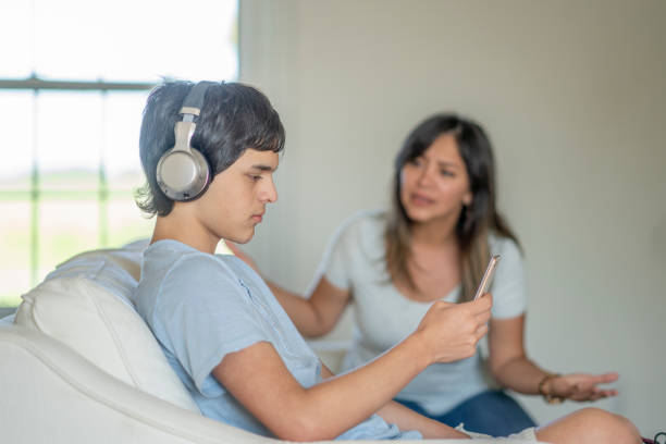 istock Mother teaches her son a lesson 1329055836