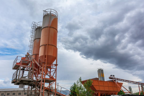 istock Quarry aggregate with heavy duty machinery. 1329058512