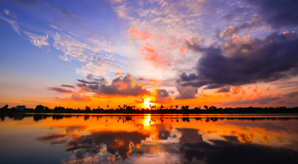 istock Amazing sunset and sunrise,panorama,for background. 1329069101
