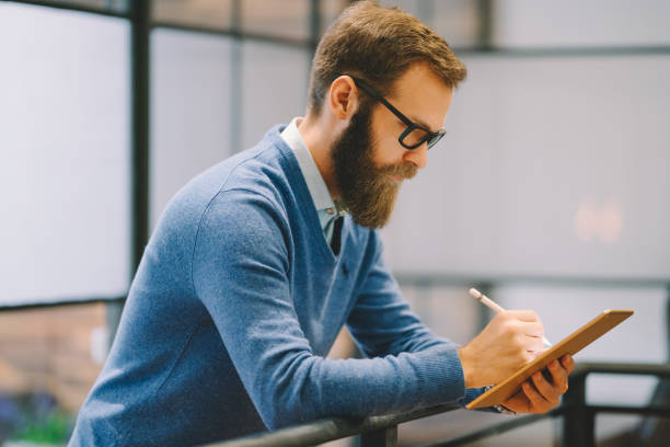 istock Businessman working in office 1329075830