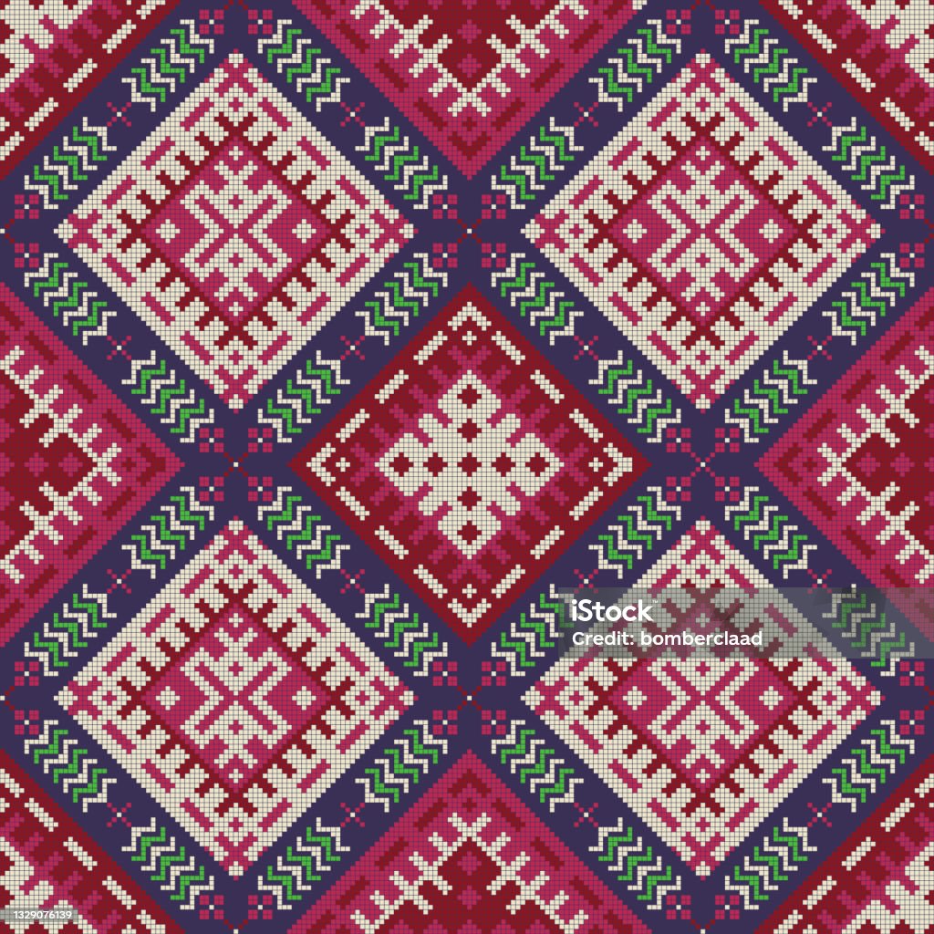 Moscow Pattern Russian Pattern 37 Stock Illustration - Download Image Now - Arts ...