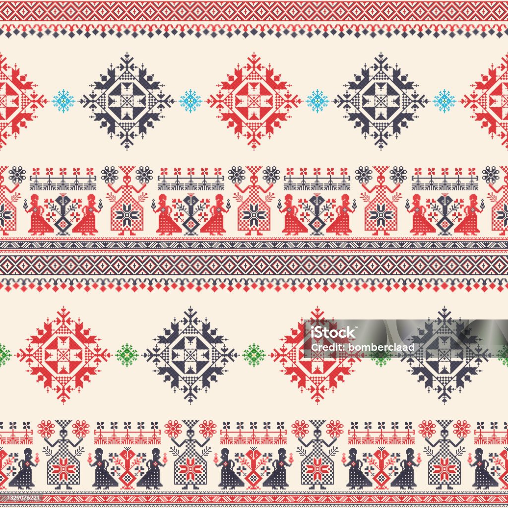 Moscow Pattern Russian Pattern 45 Stock Illustration - Download Image Now - Arts ...