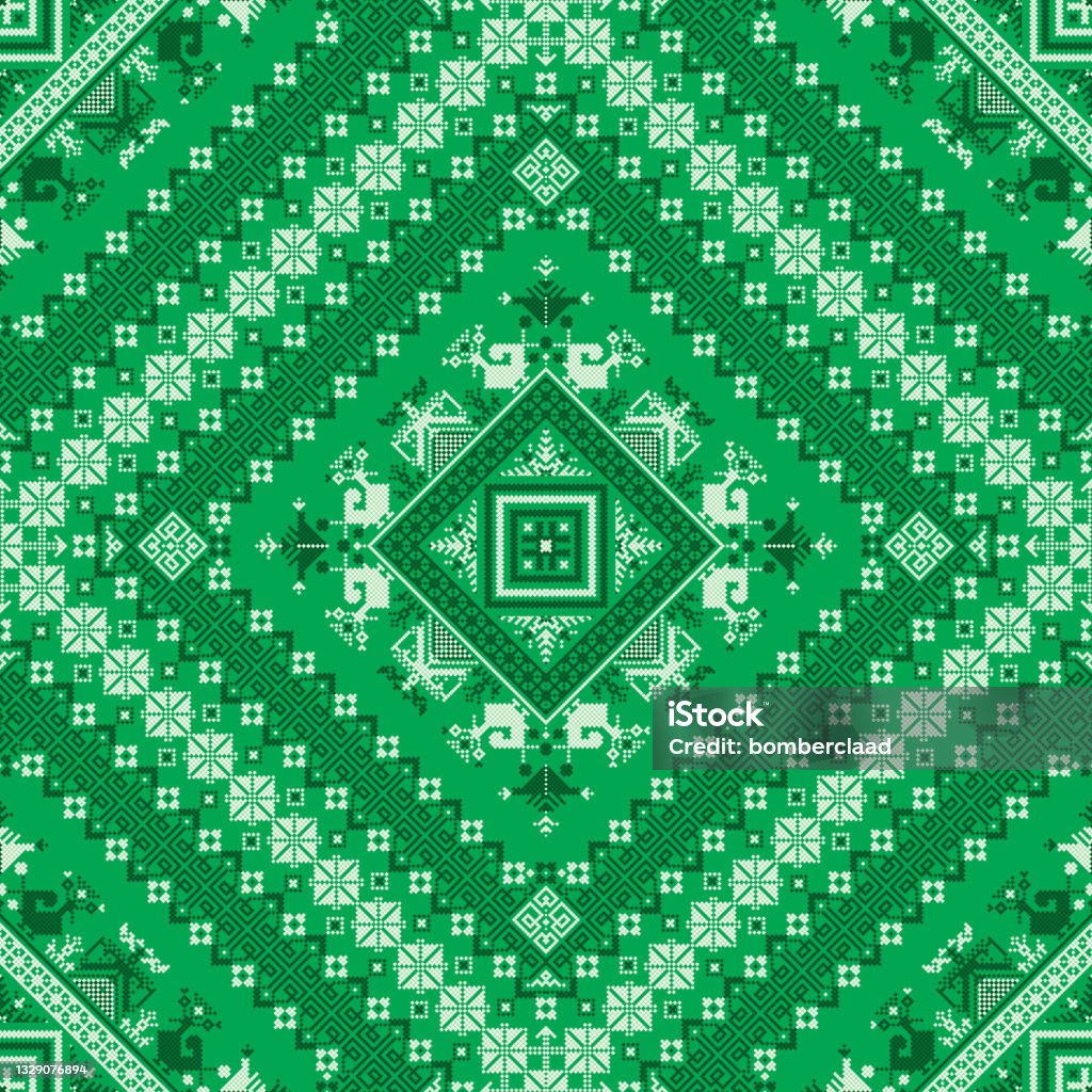 Moscow Pattern Russian Pattern 59 Stock Illustration - Download Image Now - Arts ...