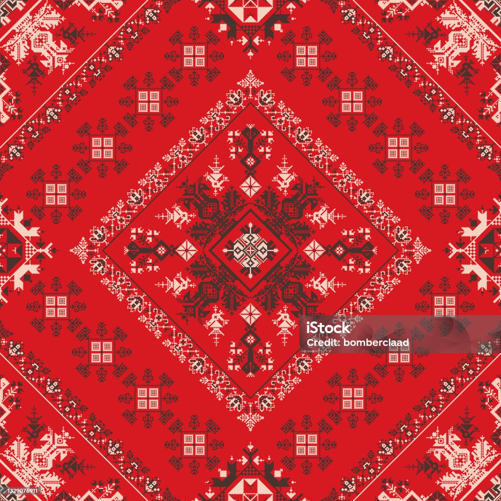 Moscow Pattern Russian Pattern 62 Stock Illustration - Download Image Now - Arts ...